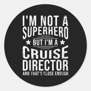 Cruise directeur ronde sticker