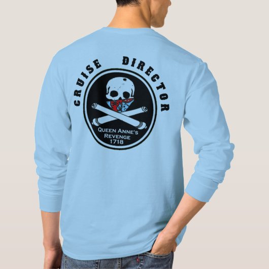 Cruise Director QAR (lite kleuren) T-shirt (Achterkant)