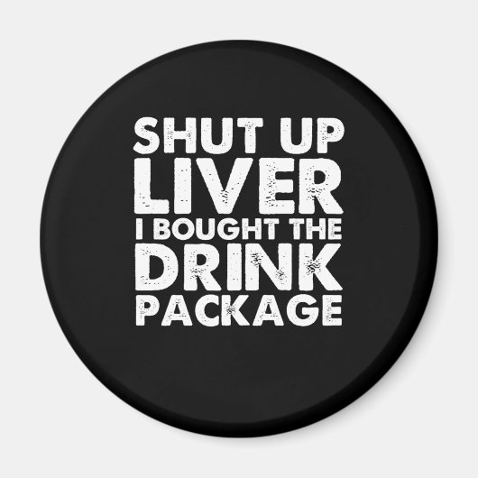 Cruise Drink Package Cruise Ship Cruising Vacking Magneet (Voorkant)