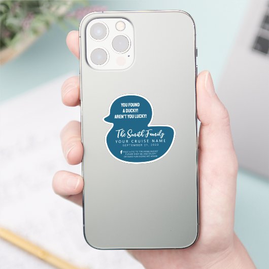 Cruise Duck Sticker (Telefoon)