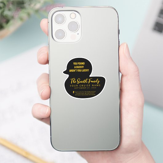 Cruise Duck Sticker (Telefoon)