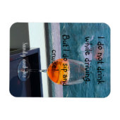 Cruise en Sip Spritzer Cruise Deurmagneet Magneet (Horizontaal)