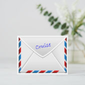 Cruise Envelope Briefkaart (Staand voorkant)