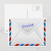 Cruise Envelope Briefkaart (Voorkant / Achterkant)