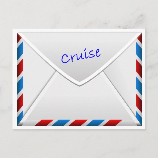 Cruise Envelope Briefkaart (Voorkant)