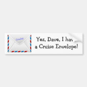 Cruise Envelope Bumpersticker (Voorkant)