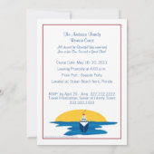 Cruise Family Reunion Invite - Sunset Design Kaart (Achterkant)
