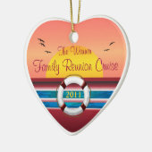 Cruise Family Reunion - Sunset Sjabloon Keramisch Ornament (Links)
