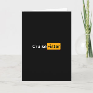 Cruise Fister - Y Cruising Bon Voyage Cadeaus Kaart
