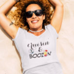 Cruise Funny Cruisin' en Boozin Drink T-shirt<br><div class="desc">Dit ontwerp werd gecreeerd door digitale kunst. U kunt de stijl van dit shirt veranderen door Meer > onder de stijloptie te kiezen. Het kan worden gepersonaliseerd door op de aanpassingsknop te klikken en de kleur te wijzigen, een naam, initialen of je favoriete woorden toe te voegen. Neem contact met...</div>