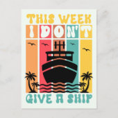 Cruise geïnspireerd briefkaart (Voorkant)