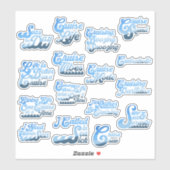 Cruise Gezegden Sticker (Vel)