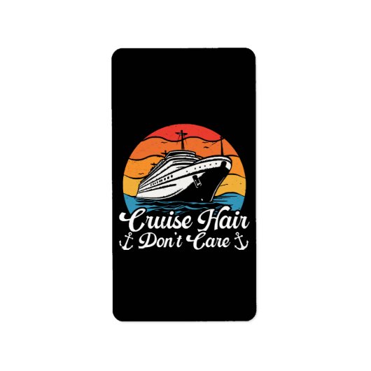 Cruise Haar Don t Care Etiket (Voorkant)