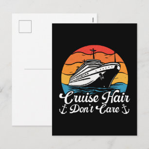 Cruise Haar Don t Care Feestdagenkaart