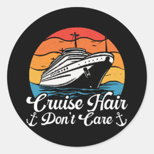 Cruise Haar Don t Care Ronde Sticker