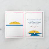 Cruise - Head Waiter - Dank u voor het afbreken Bedankkaart (Binnen)