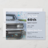 cruise in klassieke cartoomdag kaart (Achterkant)