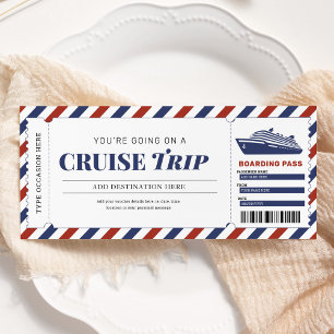 Cruise instapass reis cadeaukaart voucher kaart