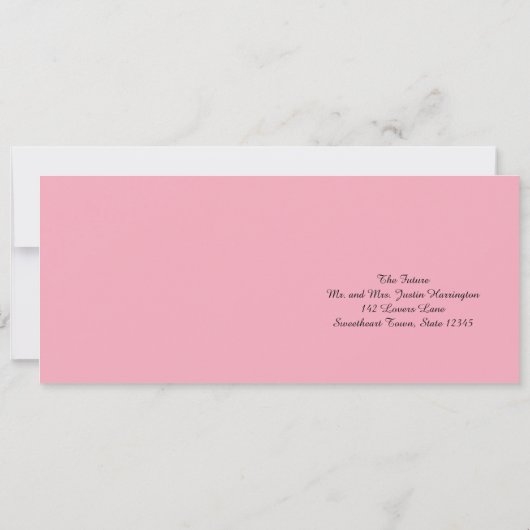 Cruise Instapass RSVP Kaart met Hibiscus (Achterkant)