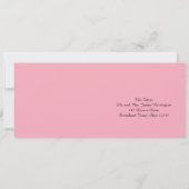 Cruise Instapkaart RSVP kaart met Hibiscus (Achterkant)