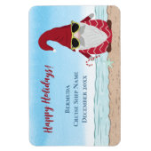 Cruise Island Beach Kerstfeestdag Gnome Cabin Magneet (Verticaal)