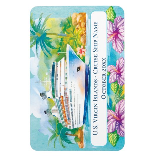 Cruise Islands Cabin Stateroom door Marker Magnet Magneet (Verticaal)