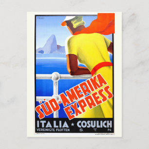 Cruise Italië Toerisme Reizen Briefkaart