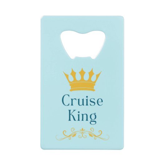 Cruise King Creditkaart Flessenopener (Voorkant)