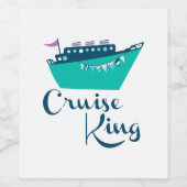 Cruise King Wijn Etiket (Enkel label)