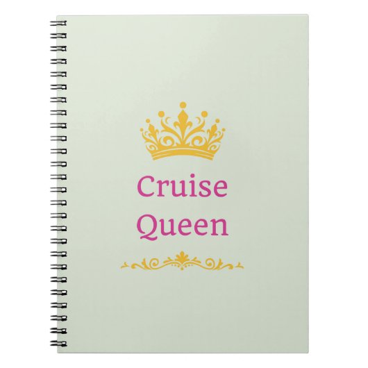 Cruise Koningin Notitieboek (Voorkant)