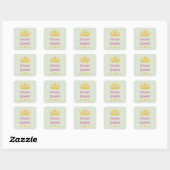 Cruise Koningin Vierkante Sticker (Vel)