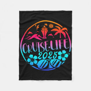 Cruise Leven 2025 Gezinsvakantie Matching Familie  Fleece Deken