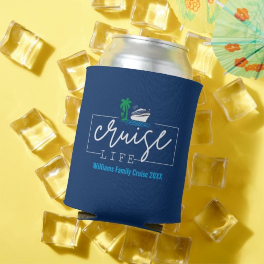 Cruise leven familie vakantie blikjeskoeler (Insitu Zomer)