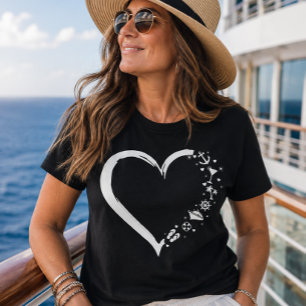 Cruise Liefhebber Hart Cruising Inschrijving T-Sh T-shirt