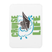 Cruise Life Schip Stateroom Deurcabine Magneet (Verticaal)
