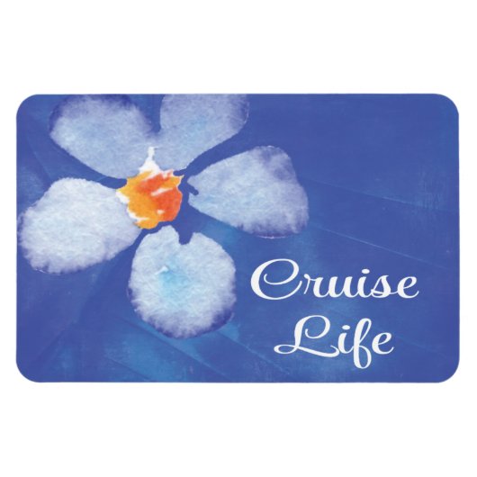Cruise Life Stateroom Cabine Deurbord Bloemen Magneet (Horizontaal)