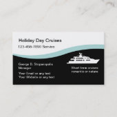 Cruise Line reizen Visitekaartjes (Voorkant)