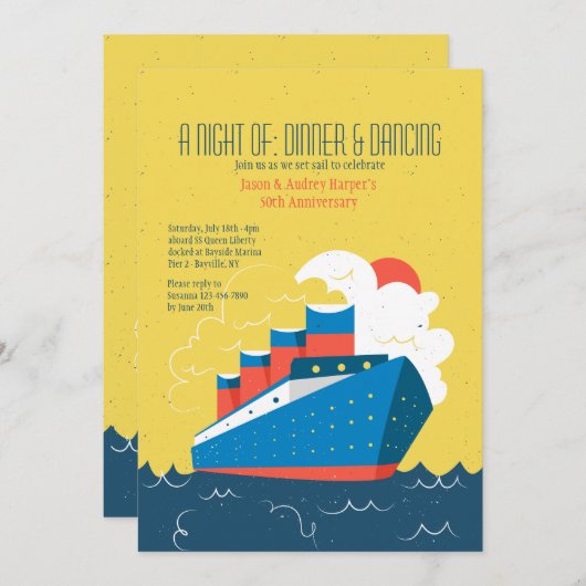 Cruise Liner Kaart (Voorkant / Achterkant)