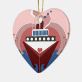 Cruise Love Wedding Personalized Ornament Favor (Links)