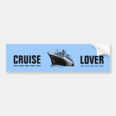 CRUISE LOVER bumper sticker (Voorkant)
