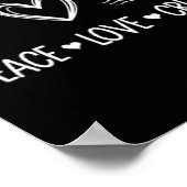 Cruise Lover - Peace Love Cruise - Pocket Cruise D Poster (Hoek)