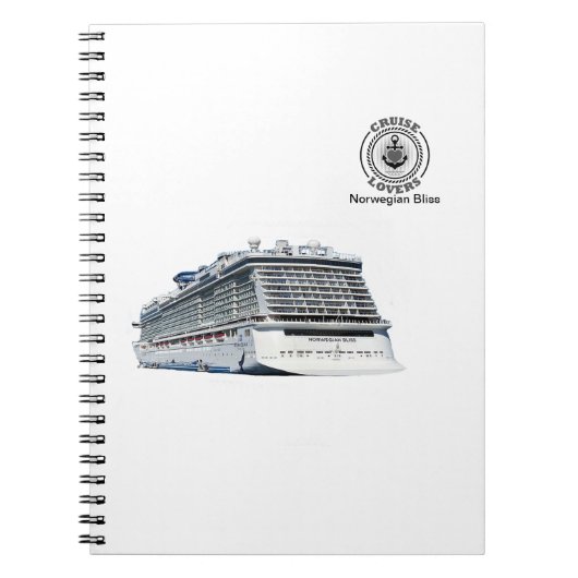 Cruise Lovers Norwegian Bliss Photo Notebook Notitieboek (Voorkant)