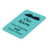 Cruise Magnet cruise Ship  Ons Room ID Magneet (Linkerzijde)