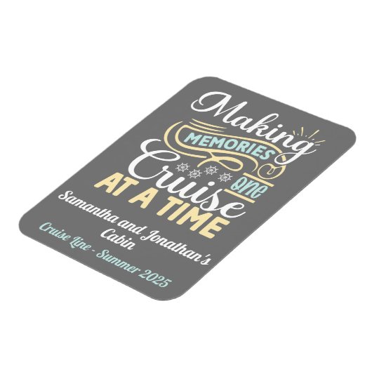 Cruise Making Memories Deurmarkering Magneet (Linkerzijde)