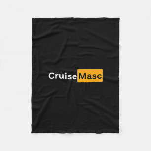 Cruise Masc - Y Cruising Bon Voyage Cadeaus Fleece Deken