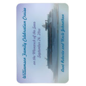 Cruise Memories Aangepaste kleuromteller Magneet (Verticaal)