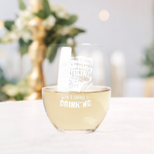 Cruise met kans om Funny Ship te Drink Wijnglas Zonder Voet
