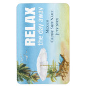 Cruise Mexico Cabin Stateroom door Marker Magnet Magneet (Verticaal)