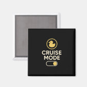 Cruise Mode Duck Toggle Retro Vacation Vibes Magneet (Voorkant / Achterkant)