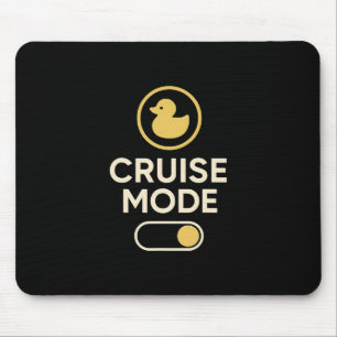 Cruise Mode Eend Toggle Retro Vakantie Sfeer  Muismat
